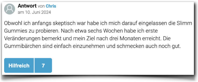 Slimm Gummies Erfahrungen Erfahrungsbericht GuteFrage