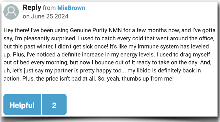 Genuine Purity Reviews Review Experience