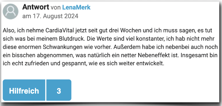 CardiaVital Erfahrungen Erfahrungsbericht CardiaVital Fruchtgummis